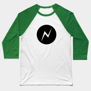 Lightning bolt in circle Baseball T-Shirt